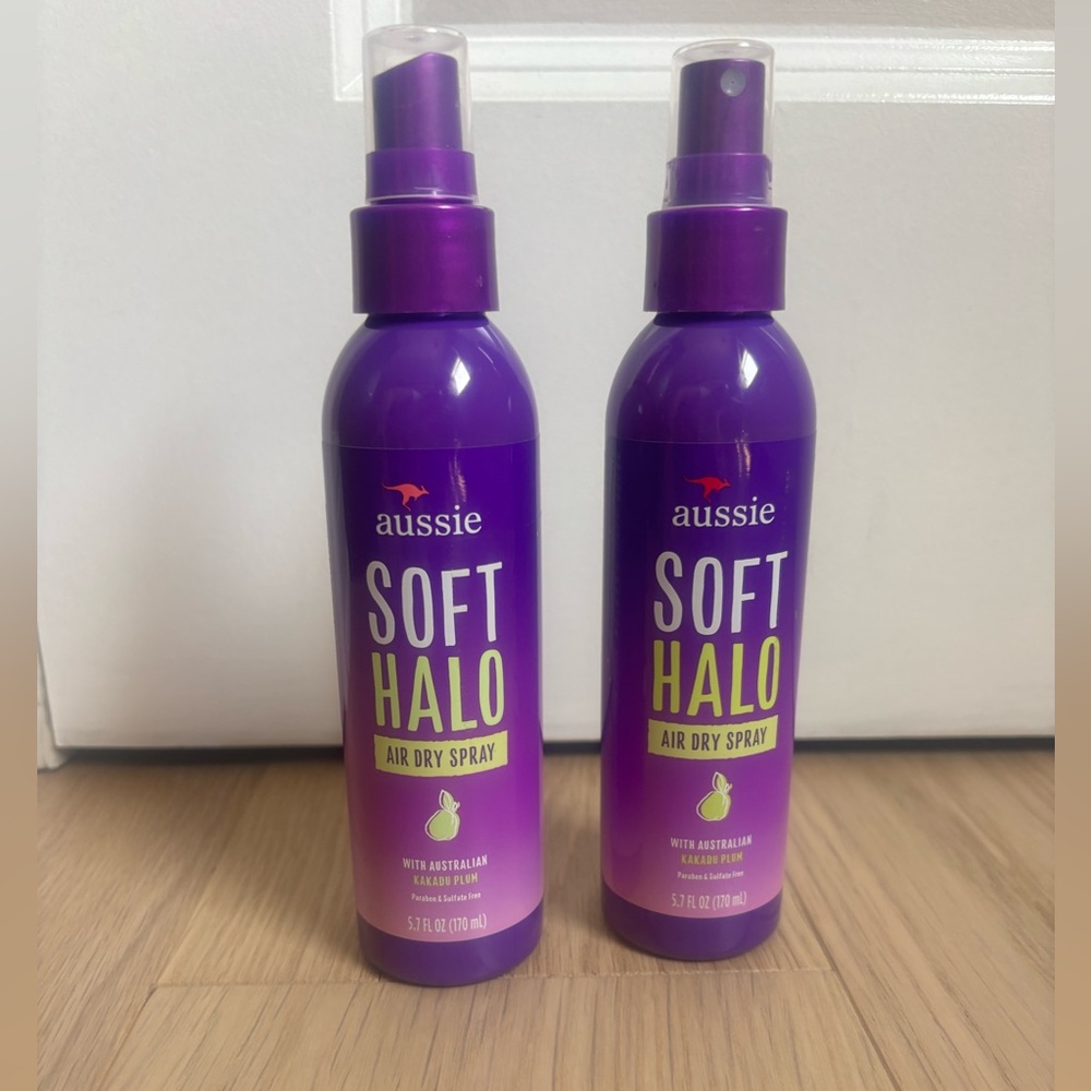 2 Pack Soft Halo Air Dry Spray Kanadu Plum 5.7 Fl Oz